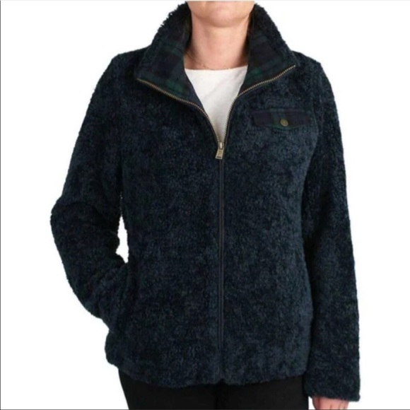 Pendleton Jackets & Blazers - Pendleton Blue  Fuzzy Zip Up Jacket XL